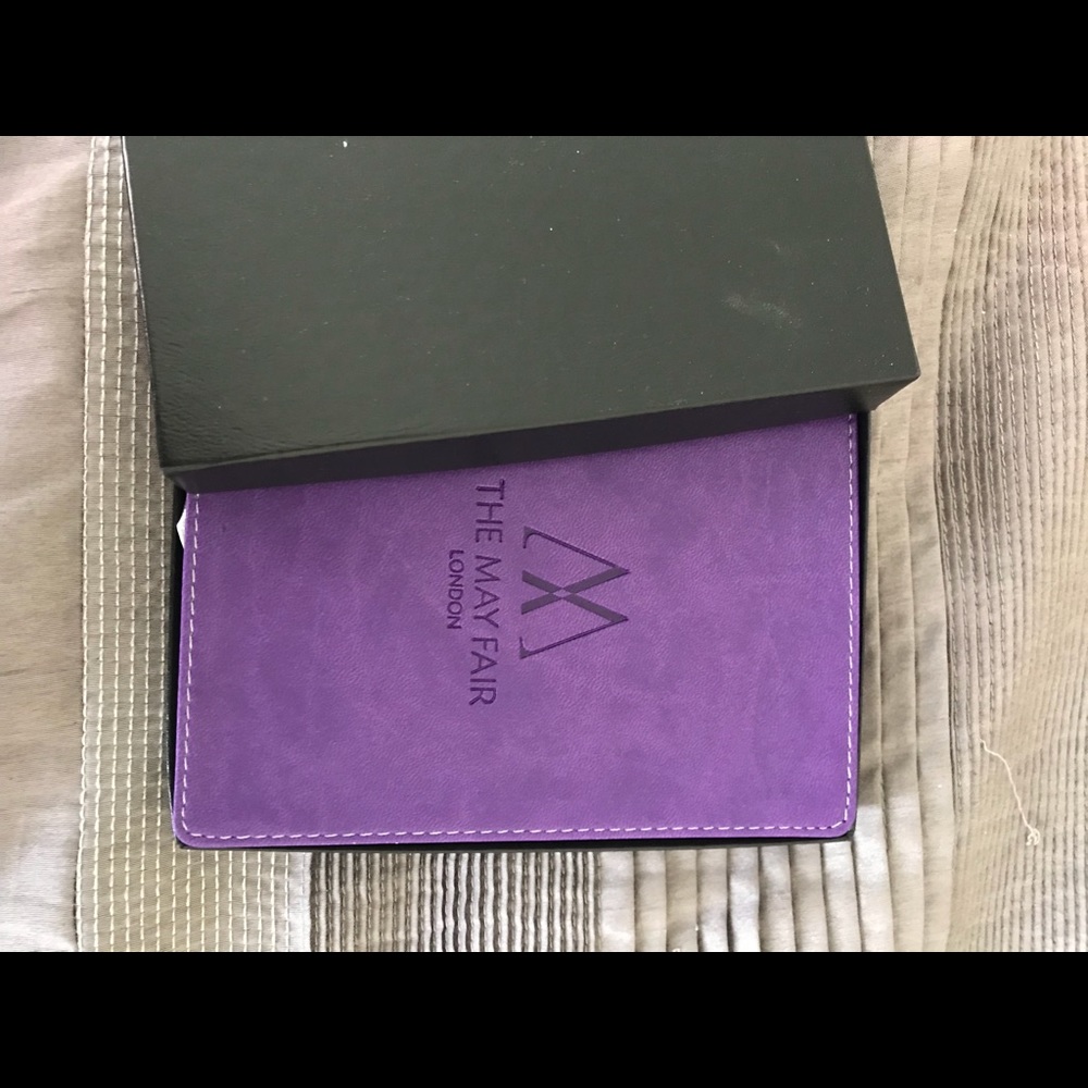 The Mayfair London Leather Notebook